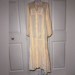 Chic Cream Maxi Dress